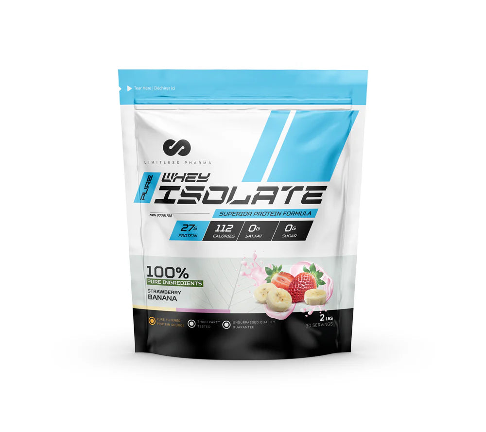 Limitless 2lbs Whey Isolate - 3 Flavors