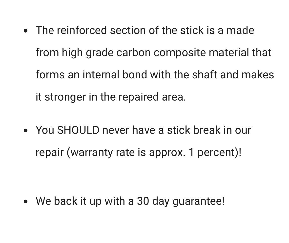 SRS - Hockey Stick Repair Service