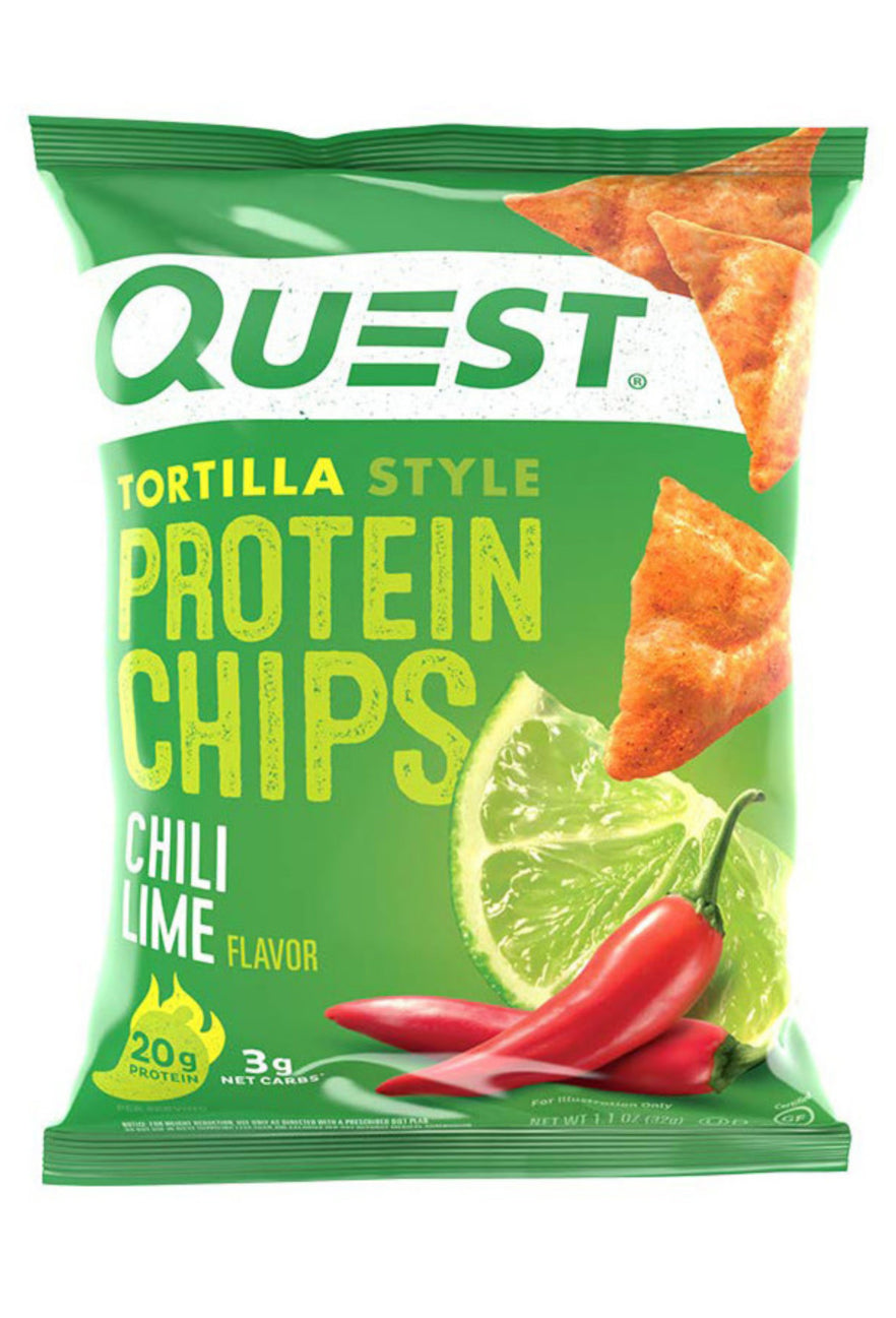 Quest Tortilla Chips 32g -  Chili Lime