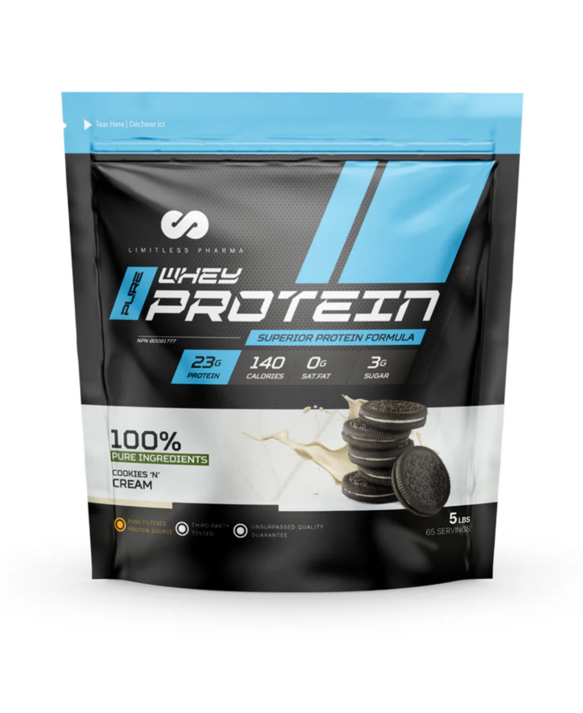 5lbs Whey Protein - Limitless