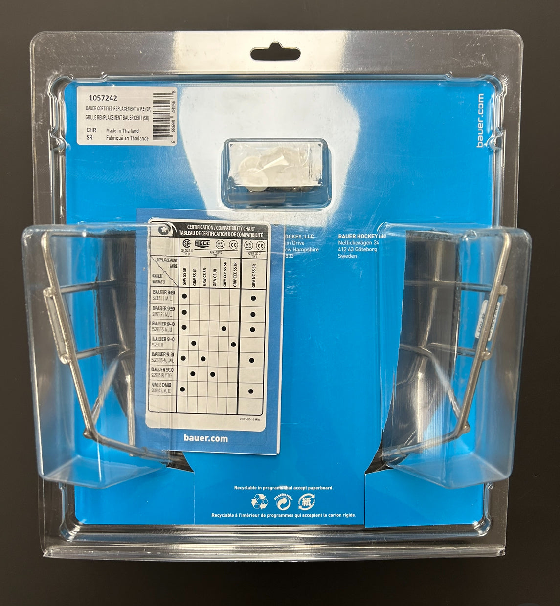 Bauer GRW SS Senior Replacement Wire.