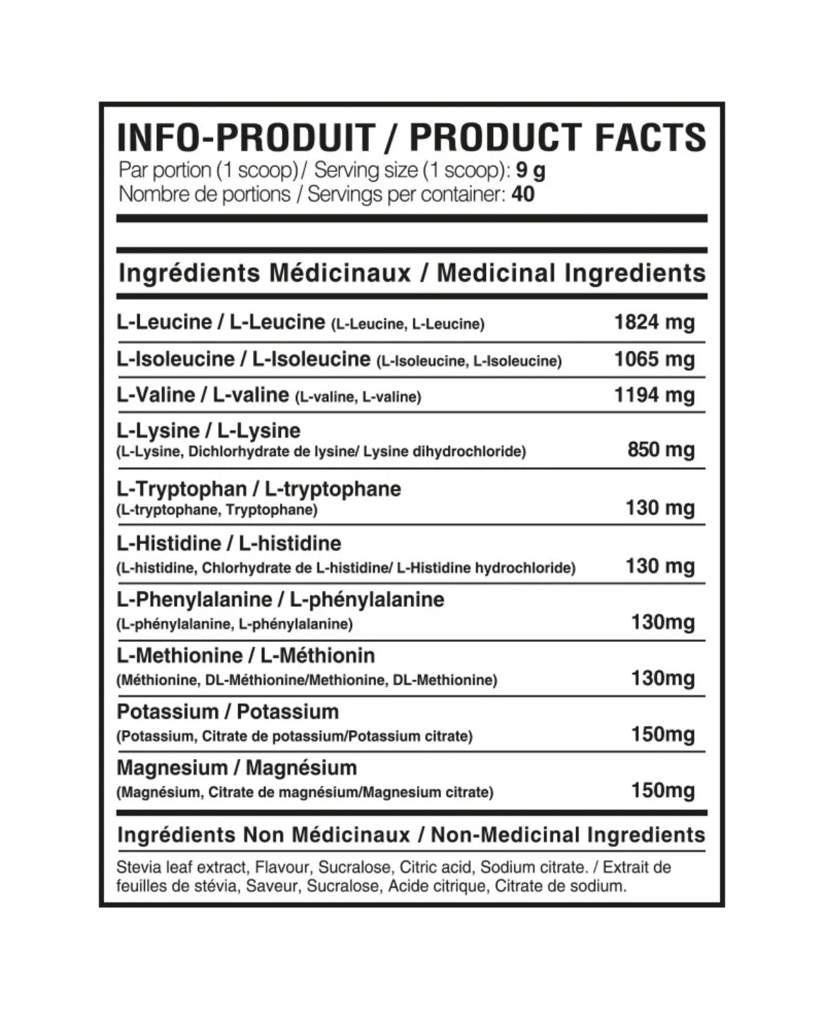Yummy Sports - EAA + Electrolytes 360 grams