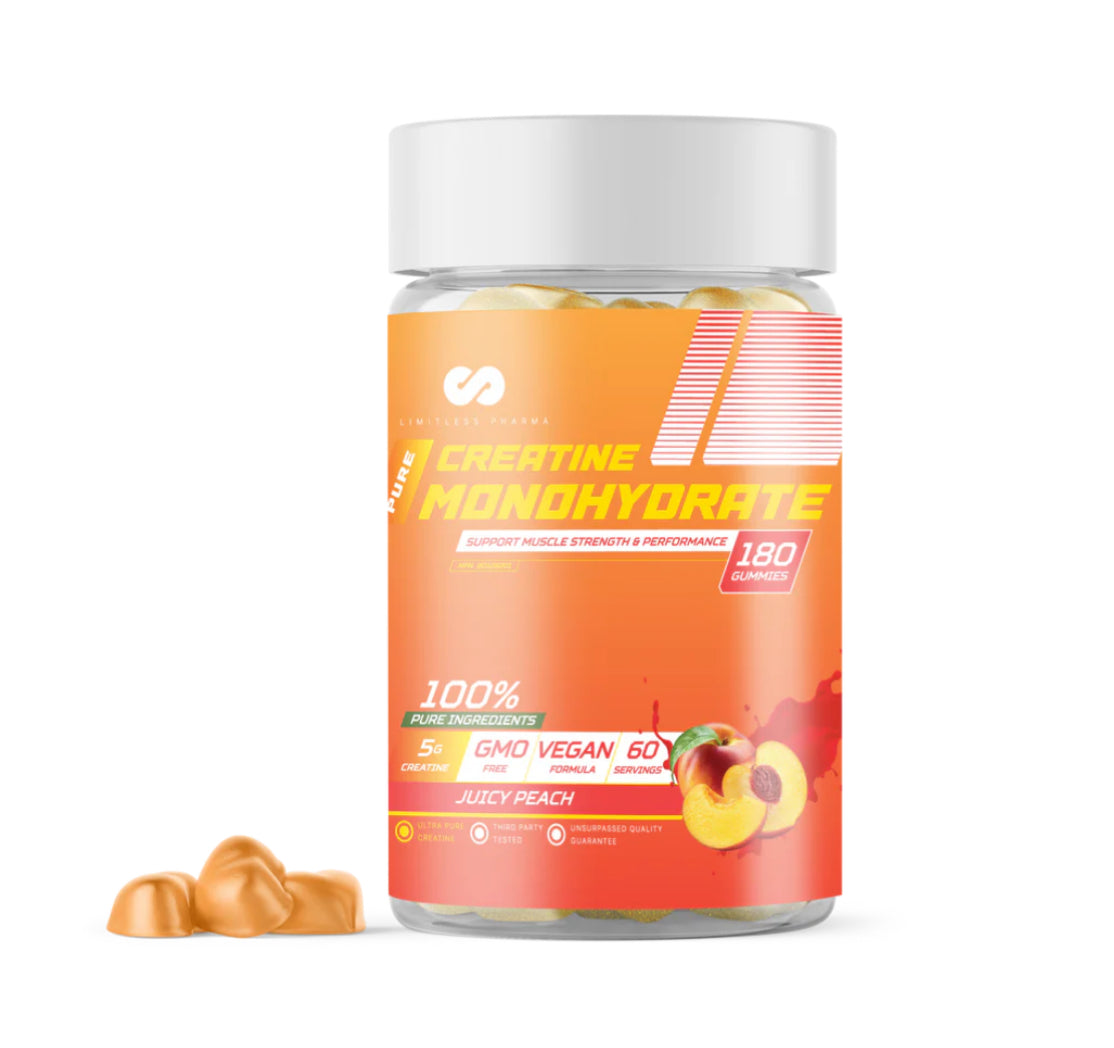 Creatine Gummies - 180 gummies - 60 Servings