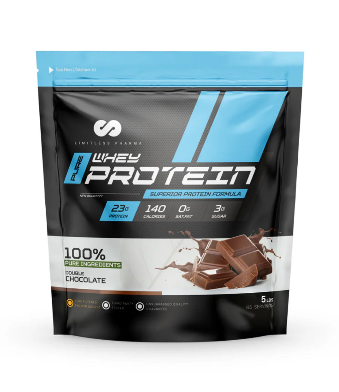 5lbs Whey Protein - Limitless