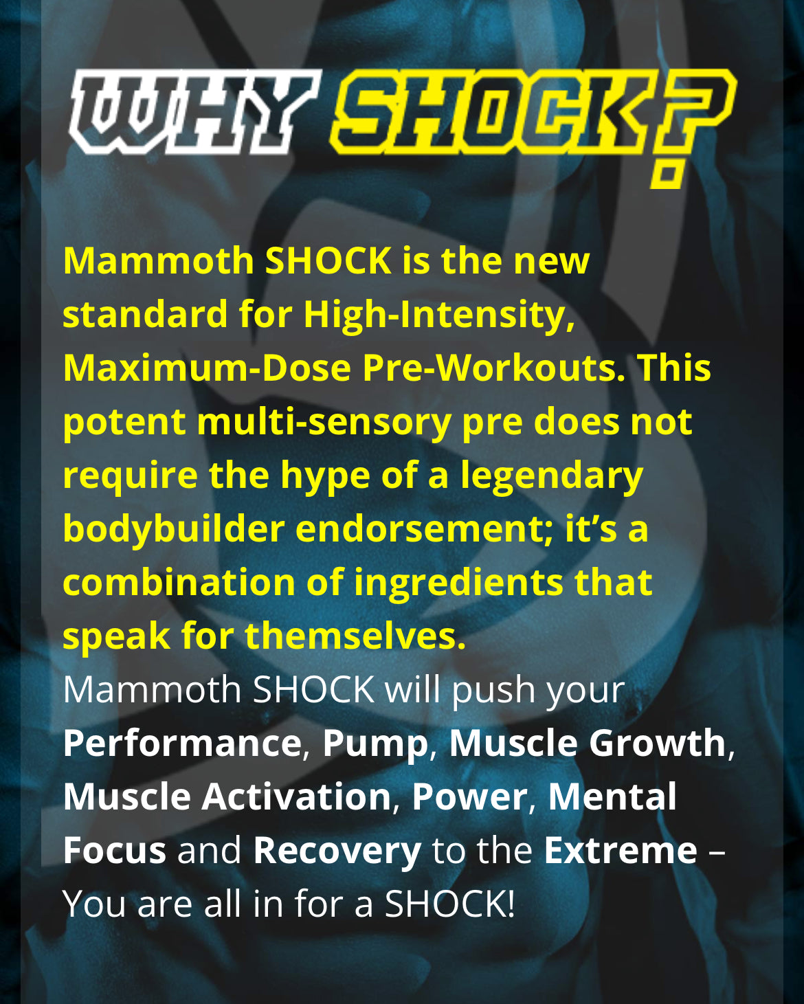 Mammoth Shock - 3 Flavors