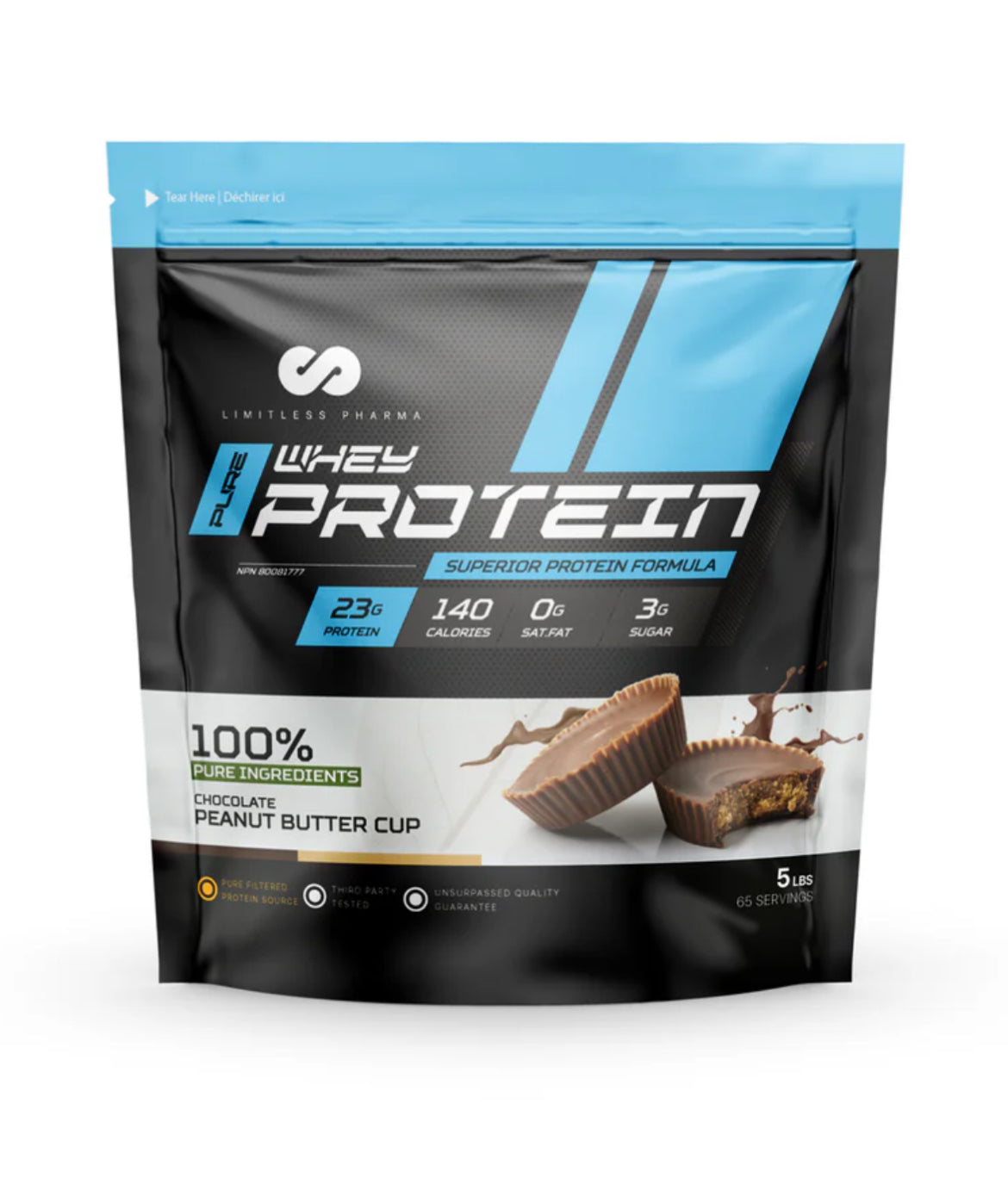 5lbs Whey Protein - Limitless