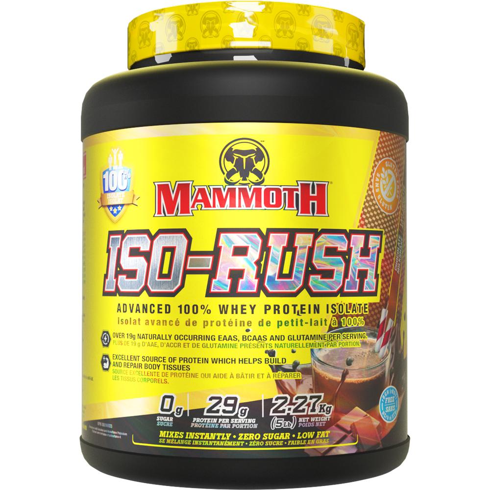 5lbs Mammoth Iso-Rush Isolate - 2 Flavors
