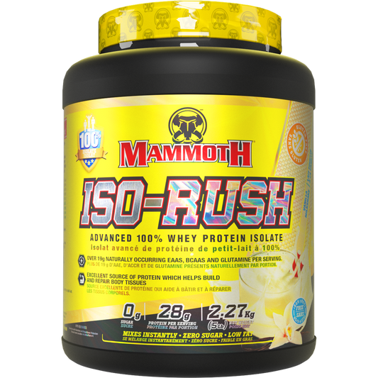 5lbs Mammoth Iso-Rush Isolate - 2 Flavors