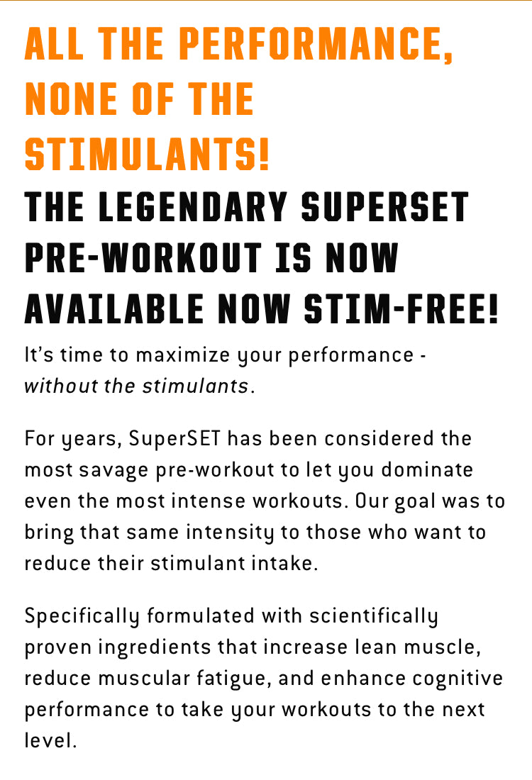 Beyond Yourself- Super Set Stim Free - Red White Boom - 600g