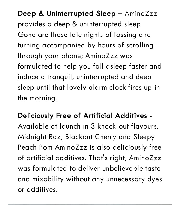 Beyond Yourself - AMINO-ZZZ 436g Midnight Razz