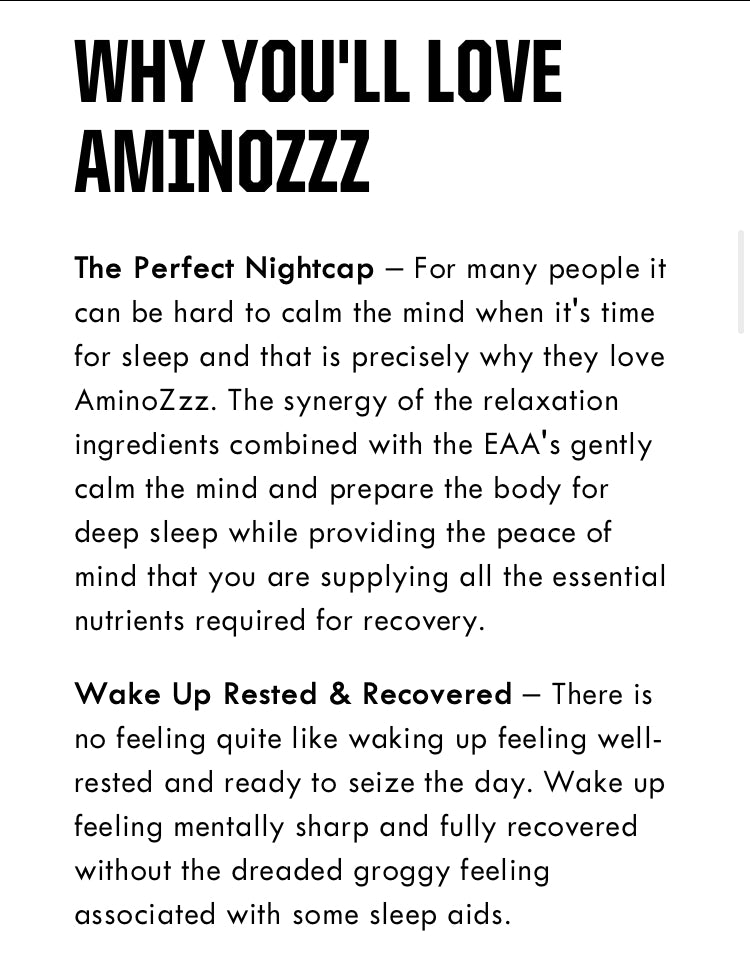 Beyond Yourself - AMINO-ZZZ 436g Midnight Razz
