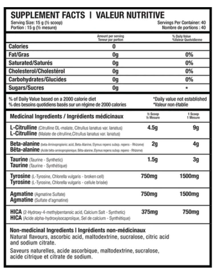Beyond Yourself- Super Set Stim Free - Red White Boom - 600g