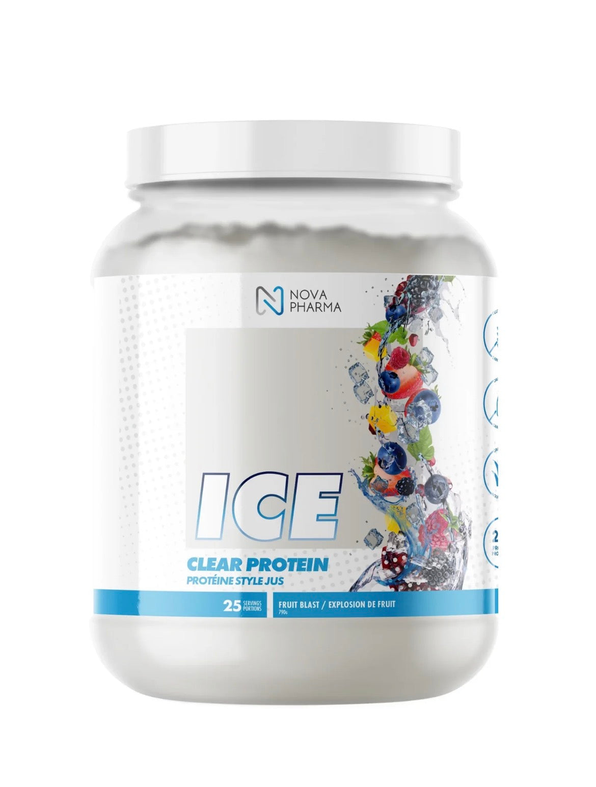 NOVA PHARMA - ICE, Clear Isolate Protein 25 Servings