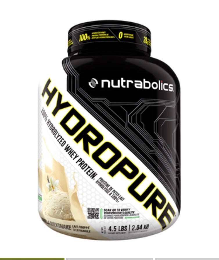 Nutrabolics HydroPure Protien 4.5lbs Vanilla Ice Cream