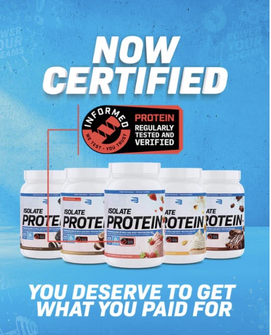 Believe Isolate & Beef Protein 4.4lbs - Strawberry Cream