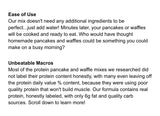 PES Protein Waffle & Pancake Mix