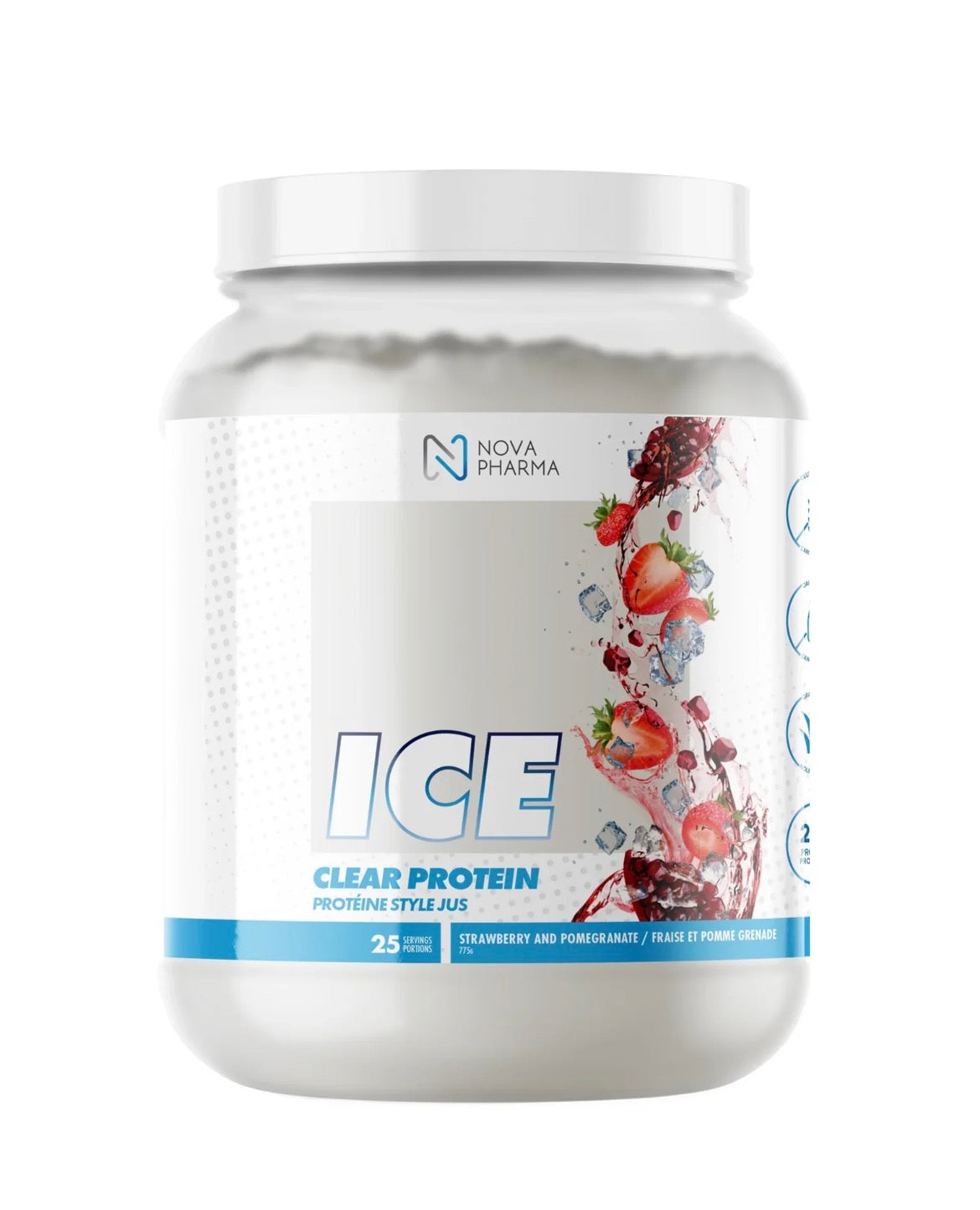 NOVA PHARMA - ICE, Clear Isolate Protein 25 Servings