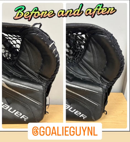 Goalie Glove Perimeter Lacing