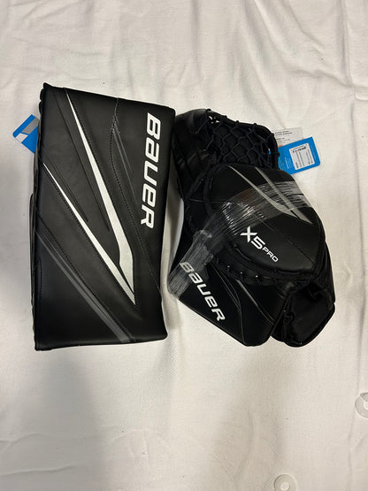 Bauer Vapor X5 Pro Goalie Catcher & Blocker Sr. - Black