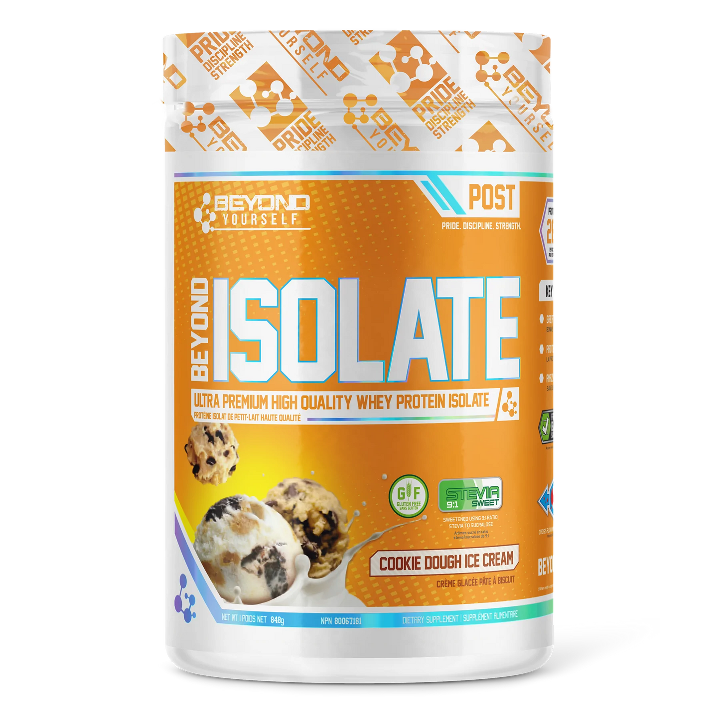 Beyond Yourself 2lbs Whey Isolate Cookie Dough Ice Cream