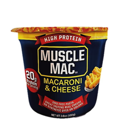 Muscle Mac Microwave Cups - Cheddar 3.6oz