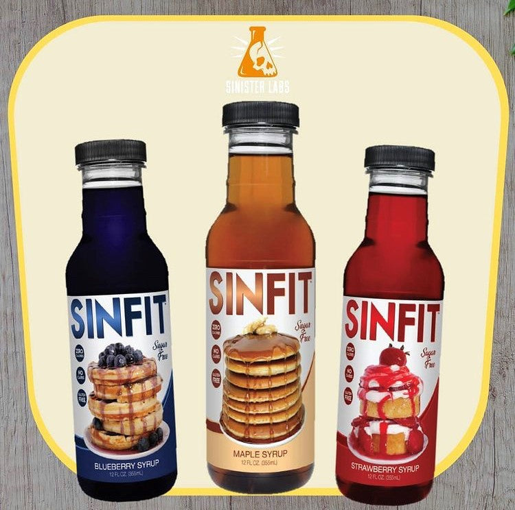 Sinister Labs Panic Pancake Syrup 12oz -  Blueberry