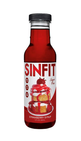 Sinister labs Sinfit Pancake Syrup 12oz - Strawberry